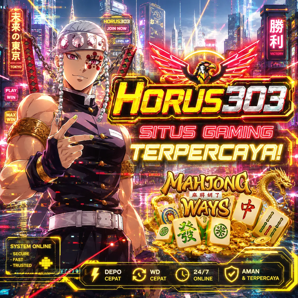 HORUS303 : Daftar Lengkap Situs Slot Jepang Depo Dana 5000 5k 10k Resmi Murah Berkualitas